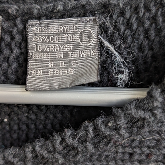 80's Jimmy Garcia Hand Loomed Sweater - Picture 4 of 5